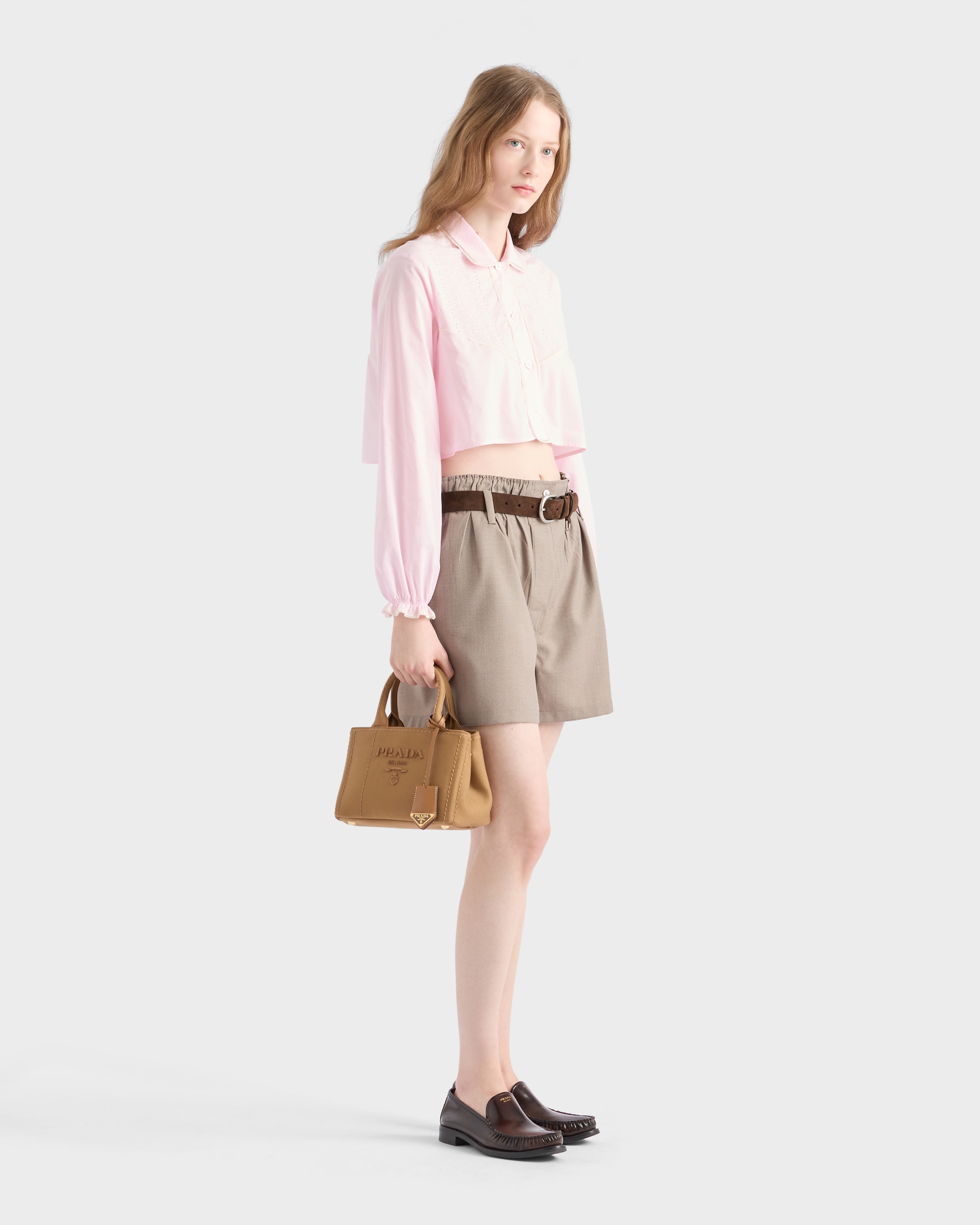 Prada Jardinière cotton canvas mini handbag - Image 4